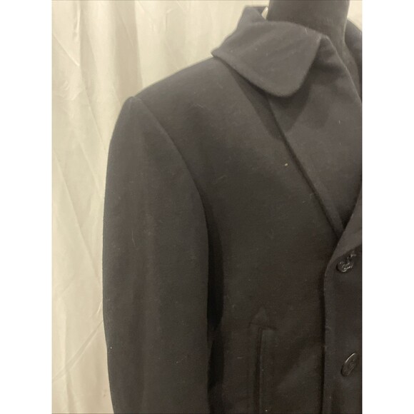 DSCP Jacket Mens 42S Quarterdeck Collection Pea Coat Wool Military US Navy Lined - Picture 4 of 10